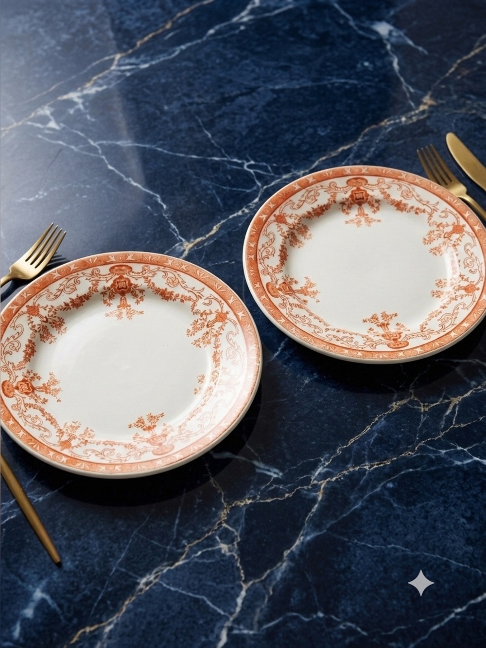 Set Of 2 Venice by REGENT (ENGLAND) Antique Salad Plates